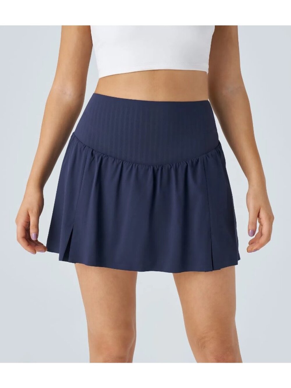 Halara Women's Breezeful™ High Waisted Mini Tennis Skirt Black Size M NWOT